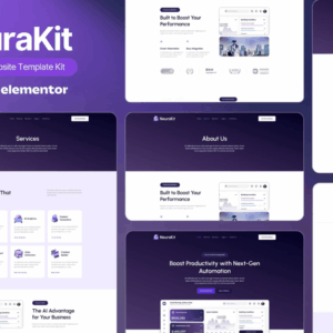 NeuraKit | AI SaaS Elementor Template Kit